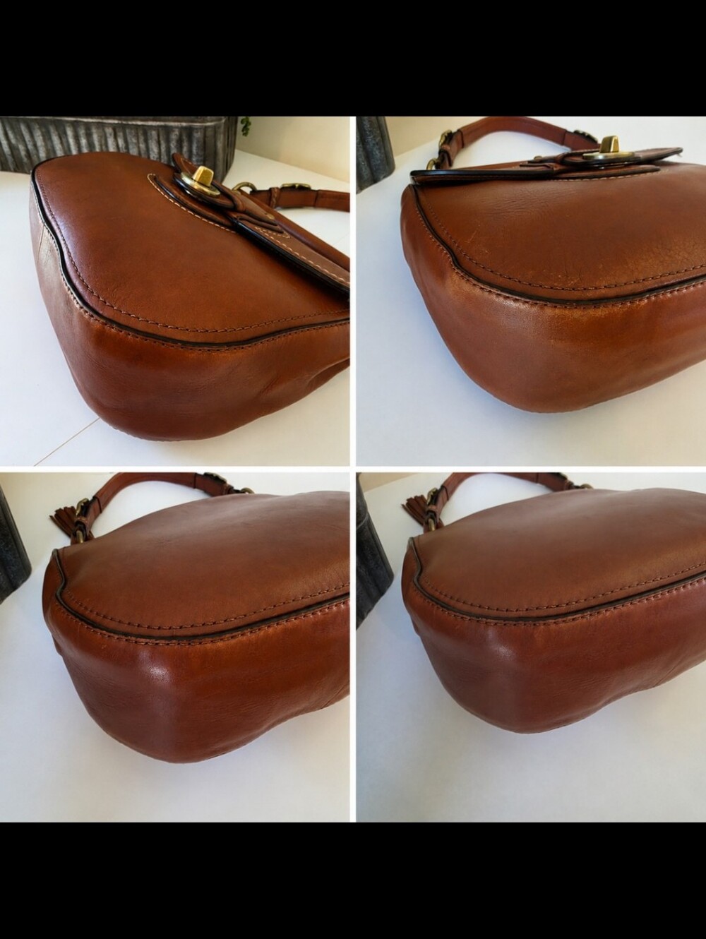 Coach Legacy 70th Anniversary Willis British Tan Leather Crossbody Shoulder Bag - Picture 15 of 16